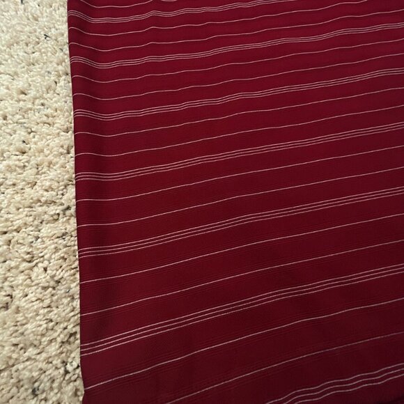 Nike Golf Fitdry Mens Polo Large Red White Striped Short Sleeve Shirt Polyester - Picture 11 of 11